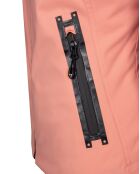 Veste de ski Geod fausse fourrure rose