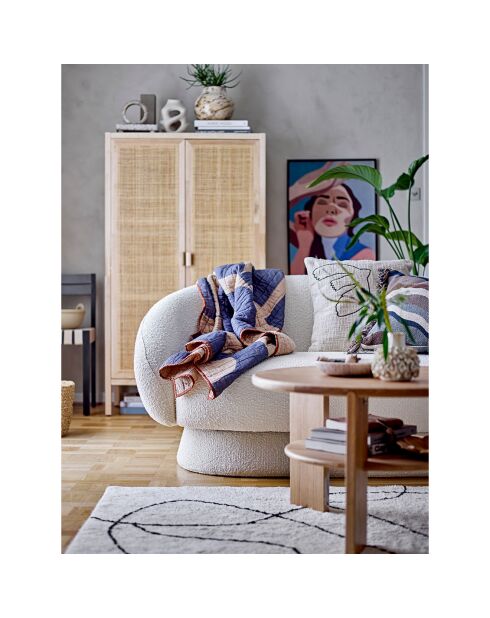 Tappeto bianco Viga - L.180xP.120 cm
