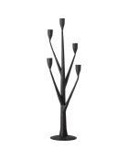 Portacandele Abriz nero - L.26xH.64xP.24 cm