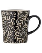 Mug en Grès  Aswan noire - D.7.5xH.8.5 cm