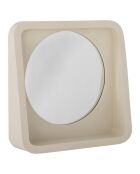 Phoebe natuurlijke spiegel met plank - L.39,5xH.39,5xW.10 cm