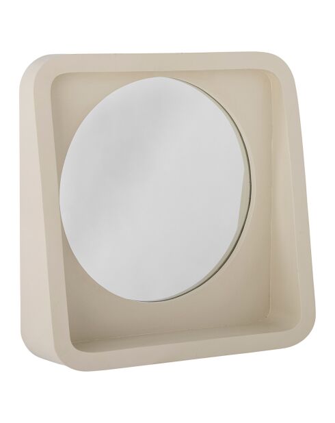 Phoebe natuurlijke spiegel met plank - L.39,5xH.39,5xW.10 cm