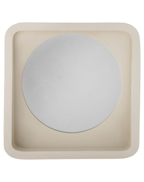 Phoebe natuurlijke spiegel met plank - L.39,5xH.39,5xW.10 cm