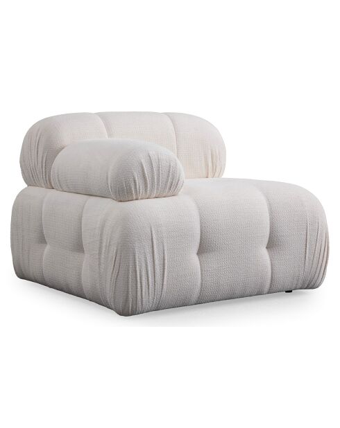 Canapé d'angle pouf Petite blanc - 190/160x95x75 cm