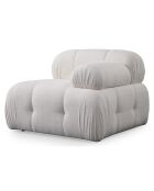 Canapé d'angle pouf Petite blanc - 190/160x95x75 cm