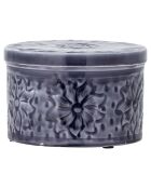Cruche avec couvercle Ena bleue - D.13xH.8.5 cm