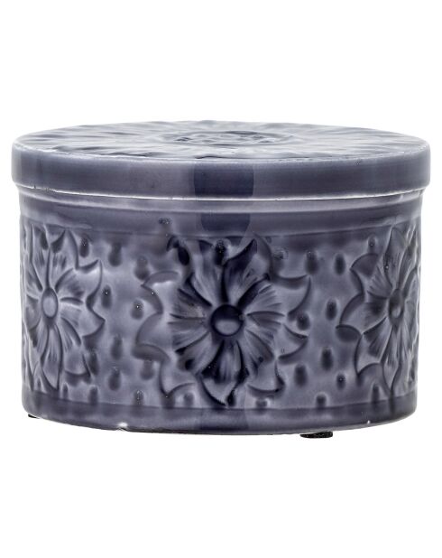 Cruche avec couvercle Ena bleue - D.13xH.8.5 cm