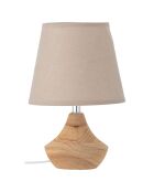 Natürliche Panola Tischlampe - D.18xH.27 cm