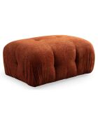 Canapé d'angle pouf Petite orange - 190/160x95x75 cm