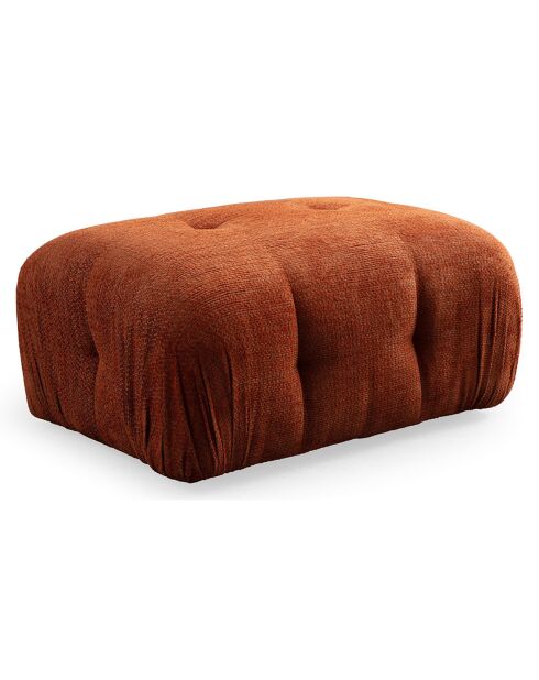 Canapé d'angle pouf Petite orange - 190/160x95x75 cm