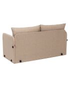 Canapé convertible 2 places Saga XL beige - 148x70x66 cm