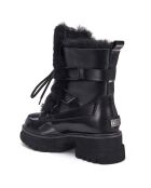 Bottes fourrées en Cuir Westward noires