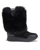 Bottes fourrées en Cuir Westward noires