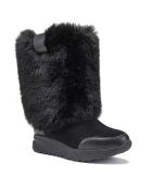Bottes fourrées en Cuir Westward noires