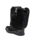 Bottes fourrées en Cuir Westward noires