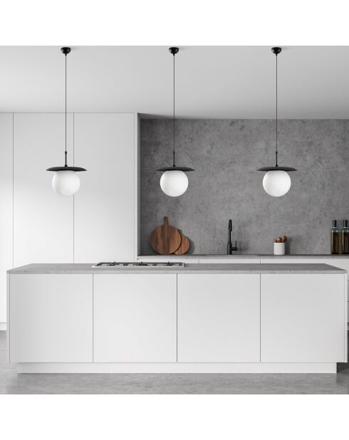 Suspension Anemon noire - 30x125 cm