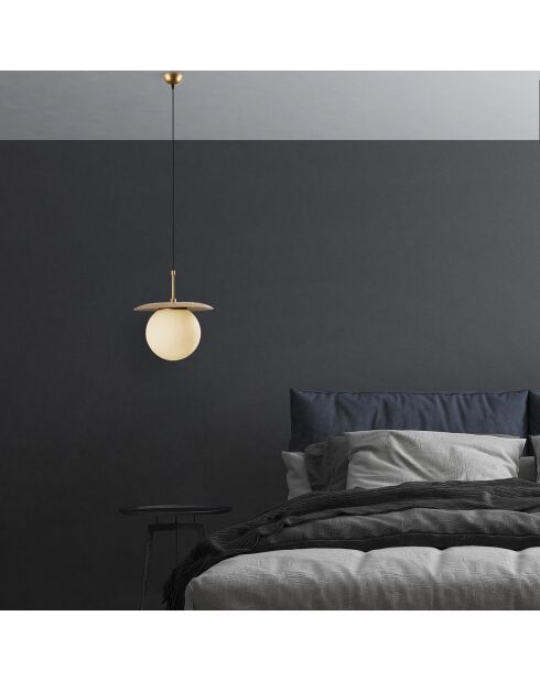 Suspension Anemon dorée - 30x125 cm