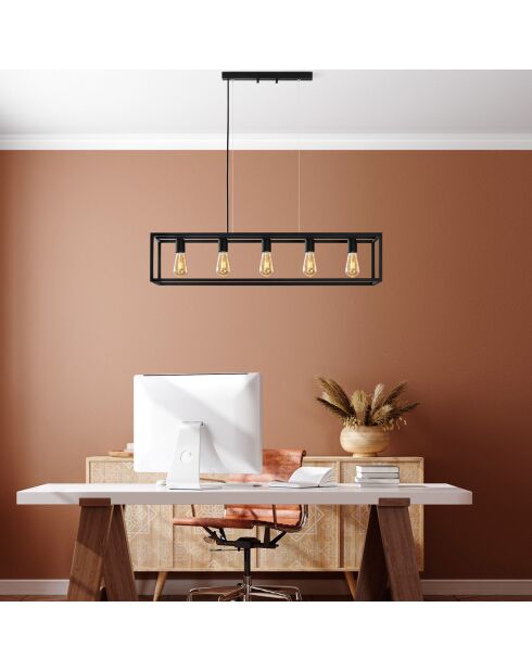 Lámpara negra Kafes - 100x20x20 cm