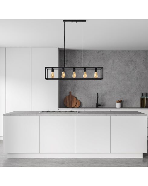 Lámpara negra Kafes - 100x20x20 cm