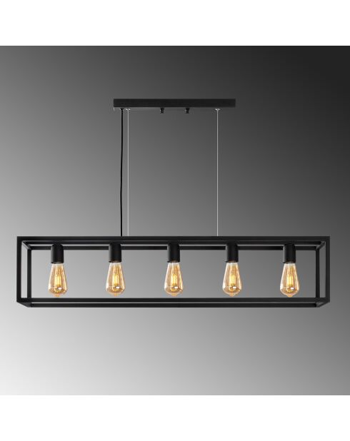 Lámpara negra Kafes - 100x20x20 cm