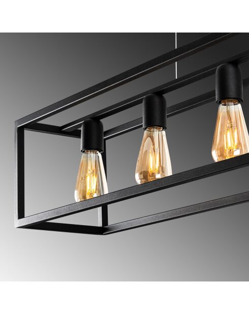 Lámpara negra Kafes - 100x20x20 cm