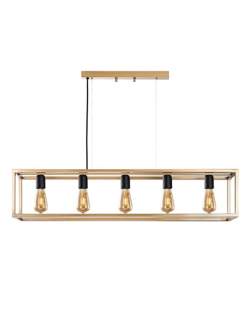 Lustre Kafes doré  - 100x20x20 cm