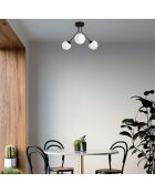Lampada da soffitto nera Orion - 56x40 cm