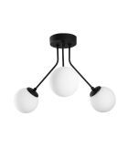 Lampada da soffitto nera Orion - 56x40 cm