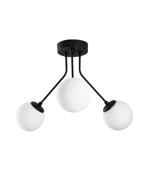 Lampada da soffitto nera Orion - 56x40 cm