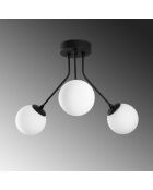 Lampada da soffitto nera Orion - 56x40 cm
