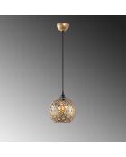 Suspension Selcuklu dorée - 25x119 cm