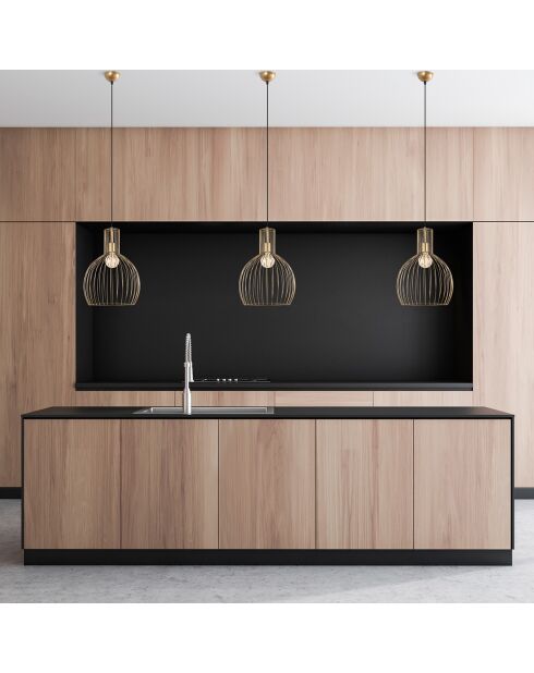 Tabut gouden hanglamp - 38x146 cm