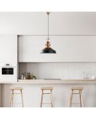 Suspension Craft noire - 41x130 cm