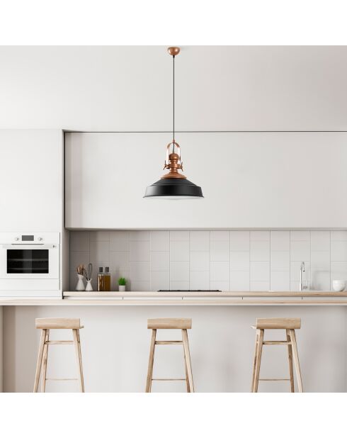 Suspension Craft noire - 41x130 cm