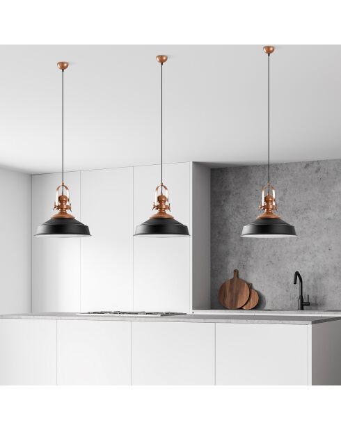Suspension Craft noire - 41x130 cm
