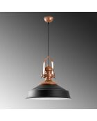 Suspension Craft noire - 41x130 cm