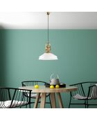 Suspension Craft blanche - 41x130 cm