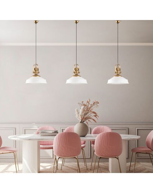 Suspension Craft blanche - 41x130 cm