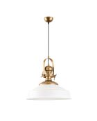 Suspension Craft blanche - 41x130 cm