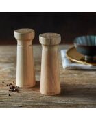 Fanny - Duo de moulins poivre & sel bois naturel