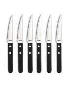 Steak Pizza Noir - Set de 6 couteaux steak