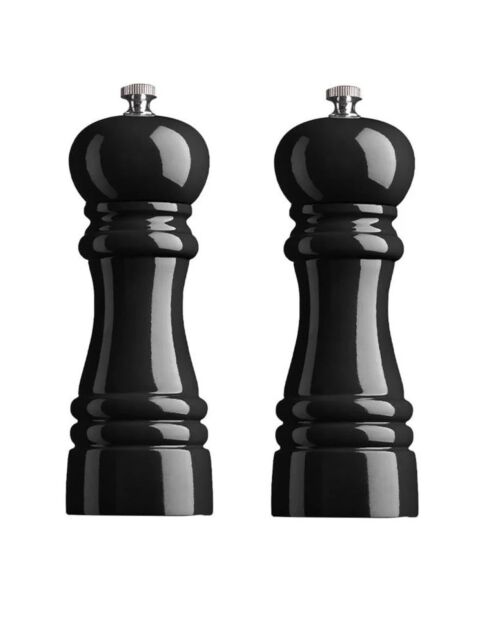 Duo de moulins poivre & sel Marius noir
