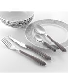 Solstice Gris - Ménagère 24 pièces