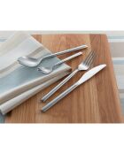 Set posate Majestic grigio - 24 pezzi