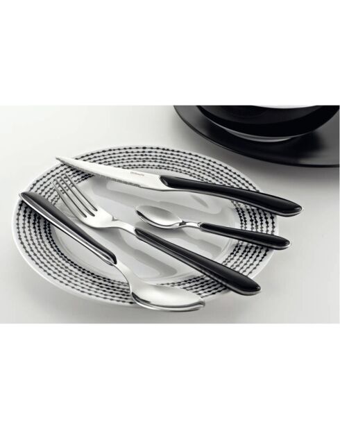 Ménagère 24 pièces Solstice noire