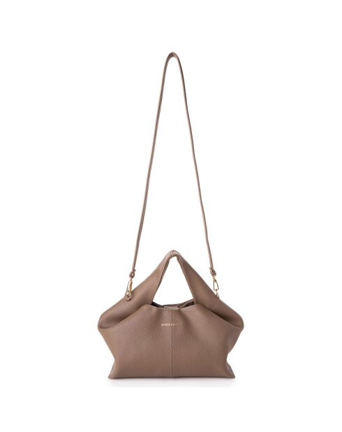 Sac à main Capri taupe - 34x13x17 cm