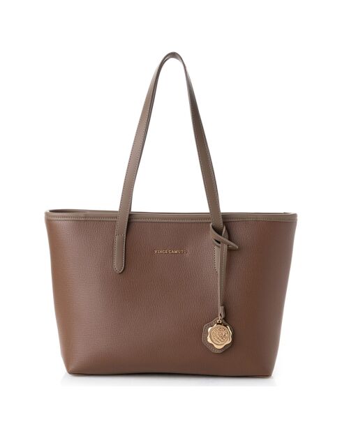 Sac cabas Taormina taupe foncé - 32x11x24 cm