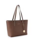 Sac cabas Taormina taupe foncé - 32x11x24 cm