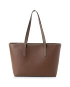 Sac cabas Taormina taupe foncé - 32x11x24 cm