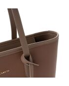 Sac cabas Taormina taupe foncé - 32x11x24 cm